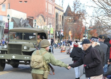 Soldiers support area’s Veterans Day parade