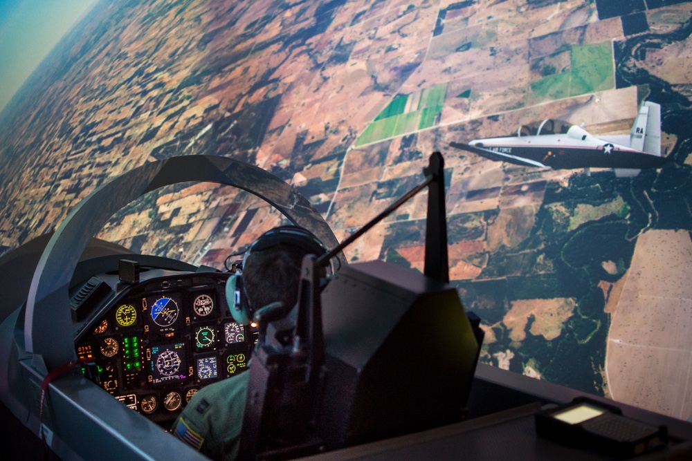 Simulators Used Extensively For Pilot Training at Joint Base San Antonio