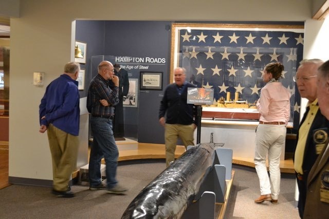 Naval Musuem volunteers on tour