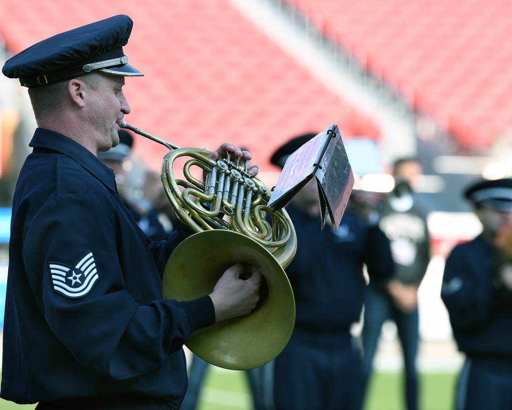 Band of the Golden West performs at 49ers Monday Night Football