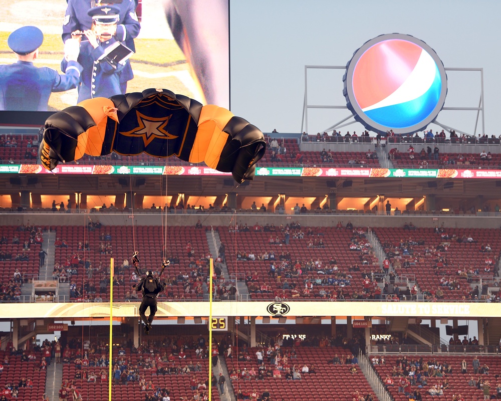 Band of the Golden West performs at 49ers Monday Night Football