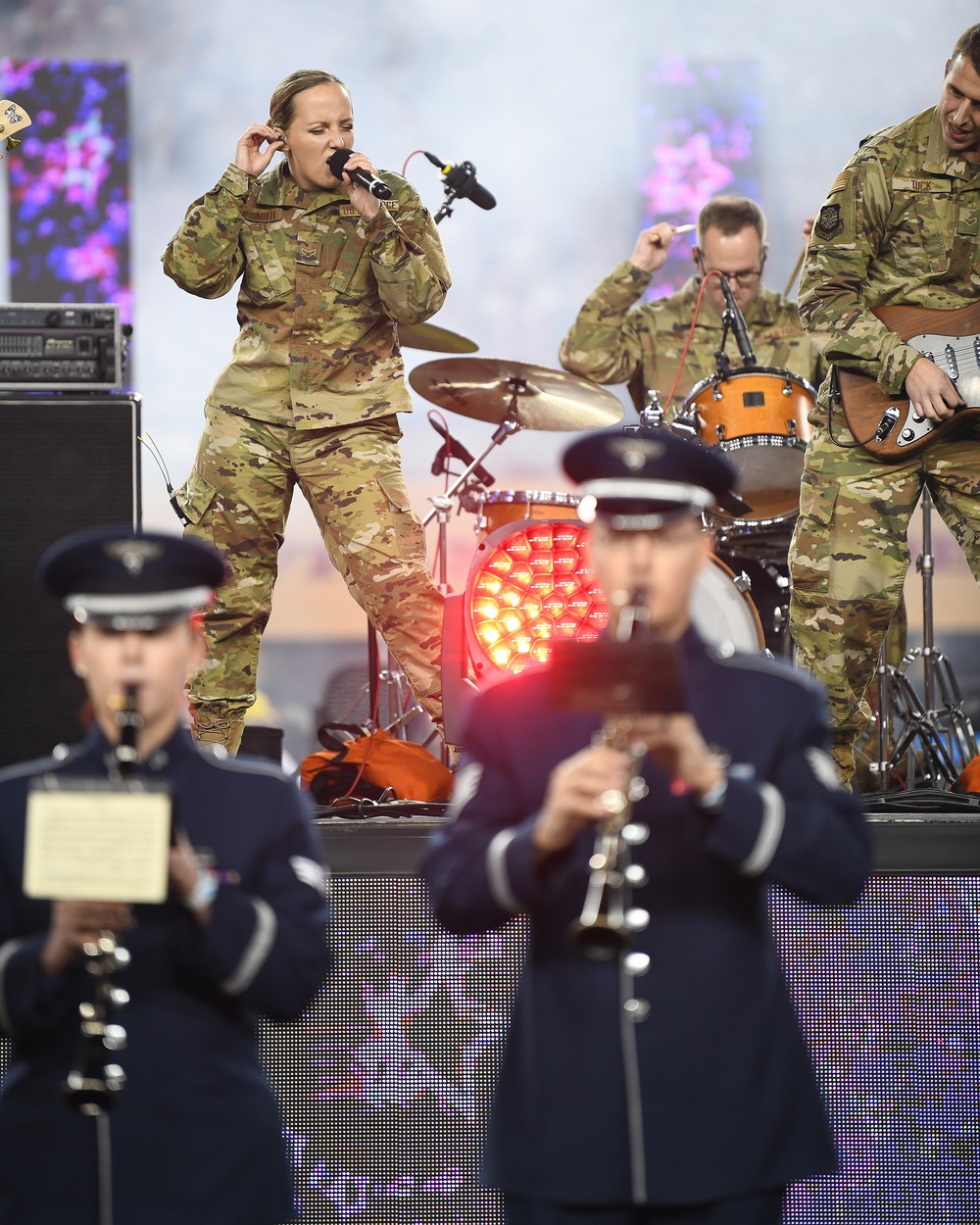 Band of the Golden West performs at 49ers Monday Night Football