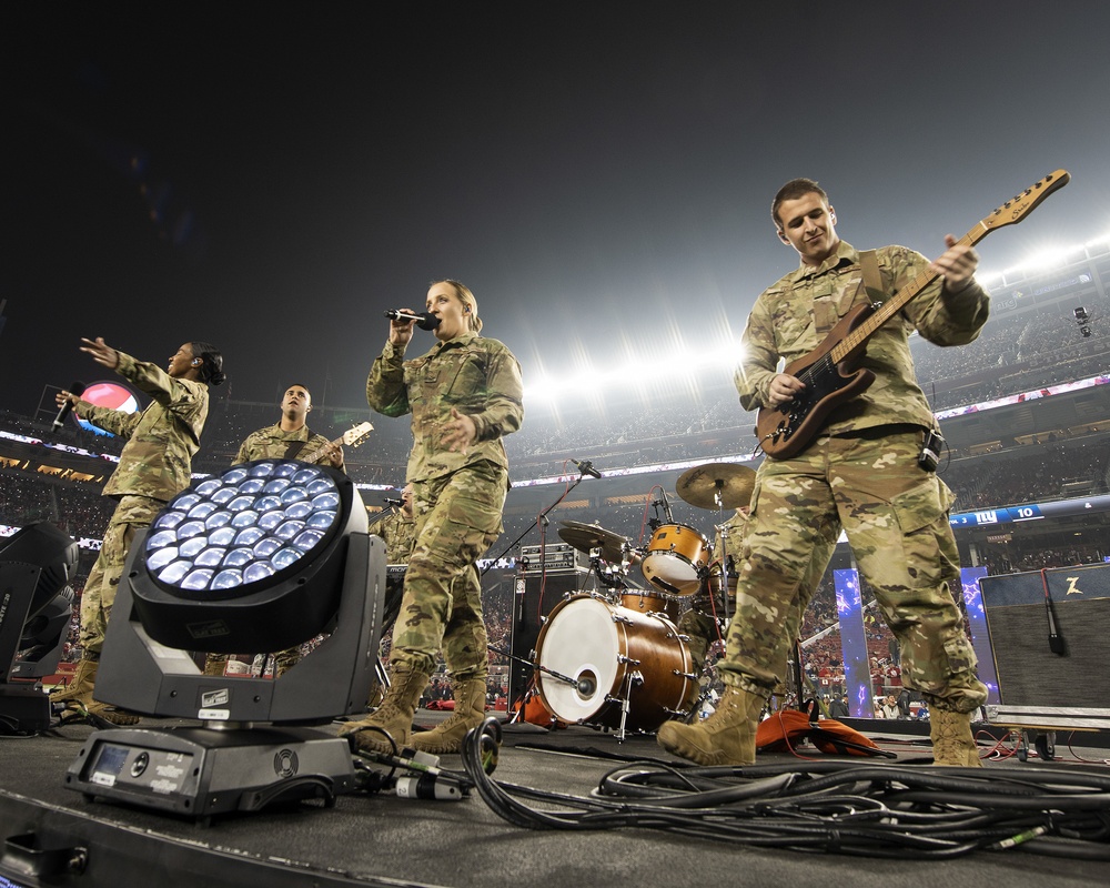 Band of the Golden West performs at 49ers Monday Night Football