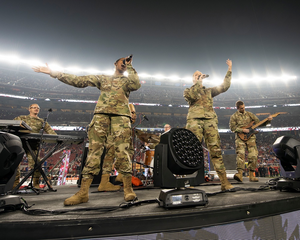 Band of the Golden West performs at 49ers Monday Night Football