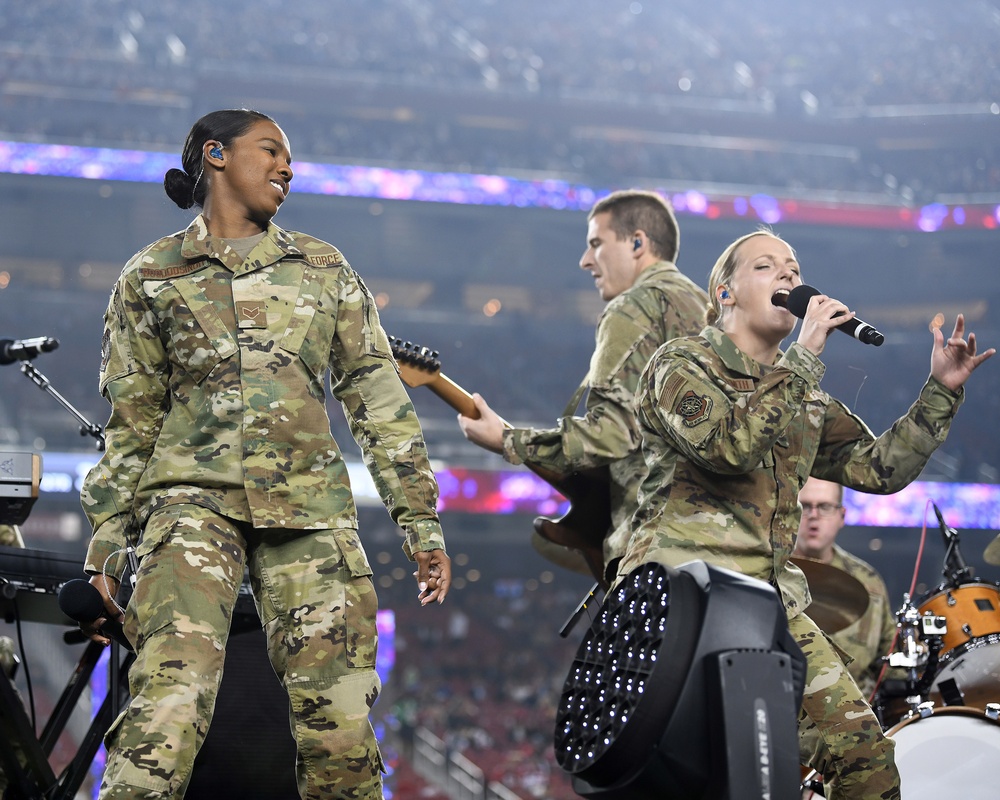 Band of the Golden West performs at 49ers Monday Night Football