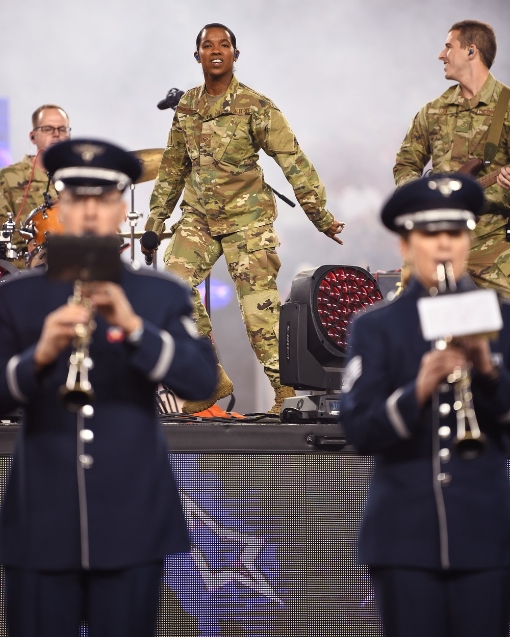 Band of the Golden West performs at 49ers Monday Night Football