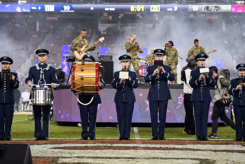 Band of the Golden West performs at 49ers Monday Night Football