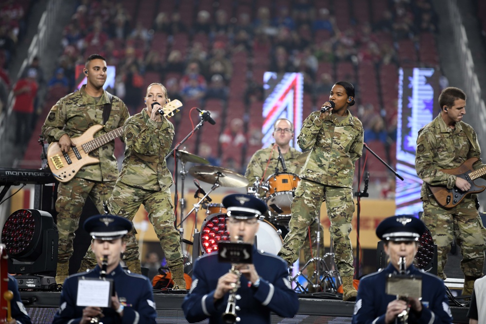 Band of the Golden West performs at 49ers Monday Night Football