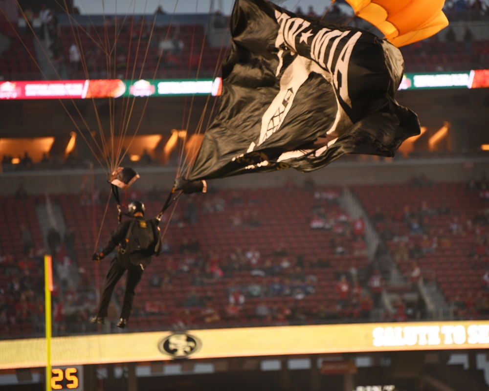 Band of the Golden West performs at 49ers Monday Night Football