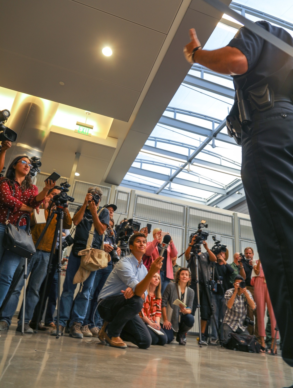 Joint CBP and DOD Briefing on CBP Operation Secure Line and Media Tour - San Ysidro, California