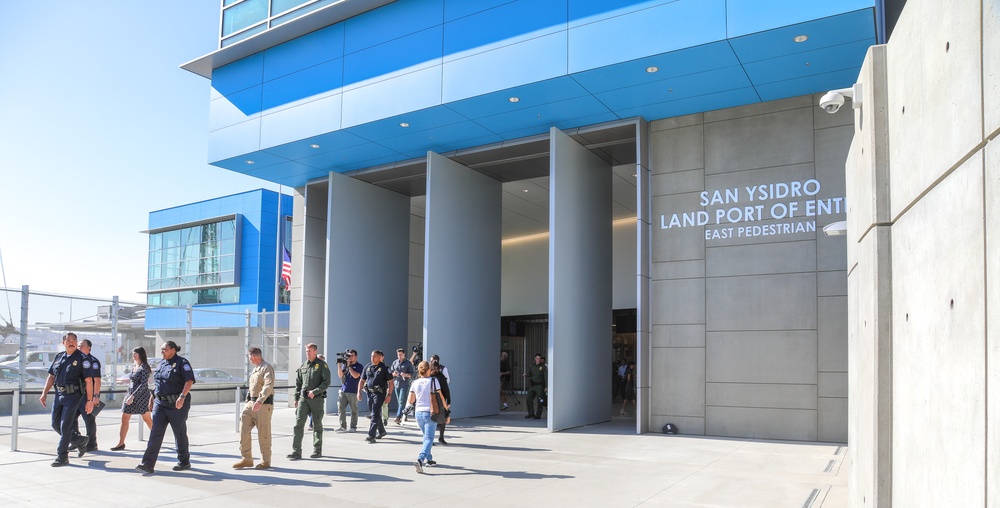 Joint CBP and DOD Briefing on CBP Operation Secure Line and Media Tour - San Ysidro, California