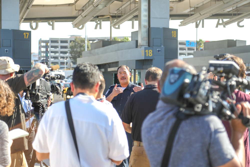 Joint CBP and DOD Briefing on CBP Operation Secure Line and Media Tour - San Ysidro, California