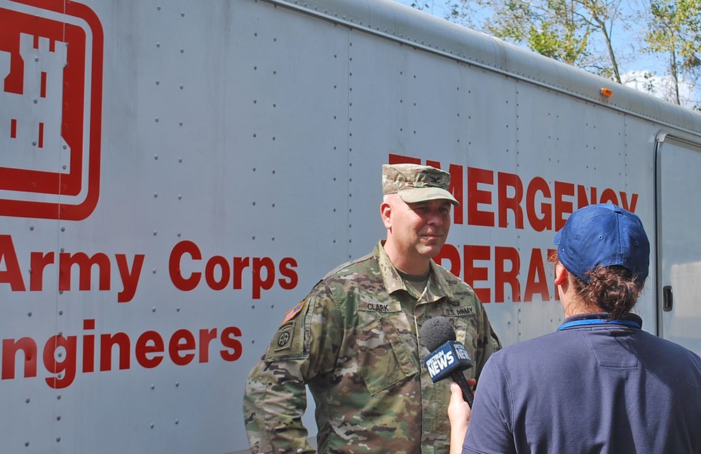 USACE Gets the Word Out to the Public Post-Hurricane Florence