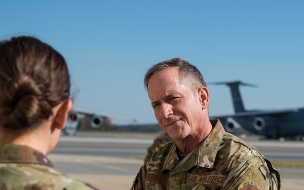 CSAF tours Dover AFB