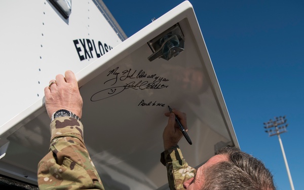 CSAF tours Dover AFB