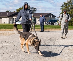436th SFS Partners with Worcester K-9 unit