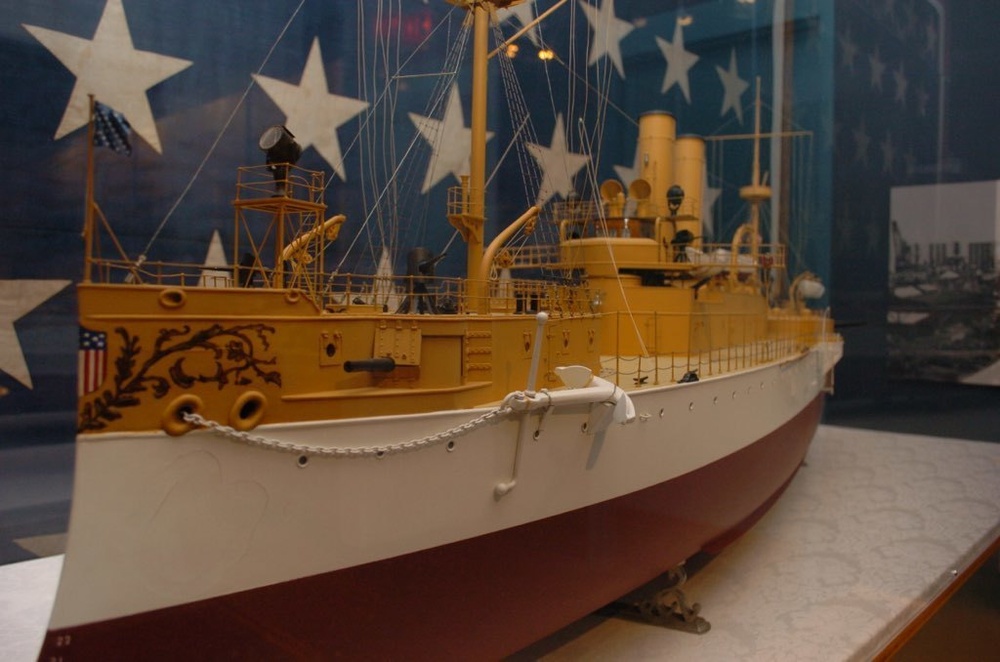 USS Maine (ACR 1) builders model