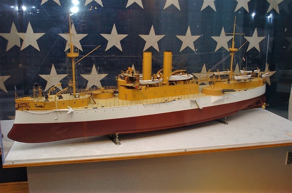 USS Maine (ACR 1) builders model