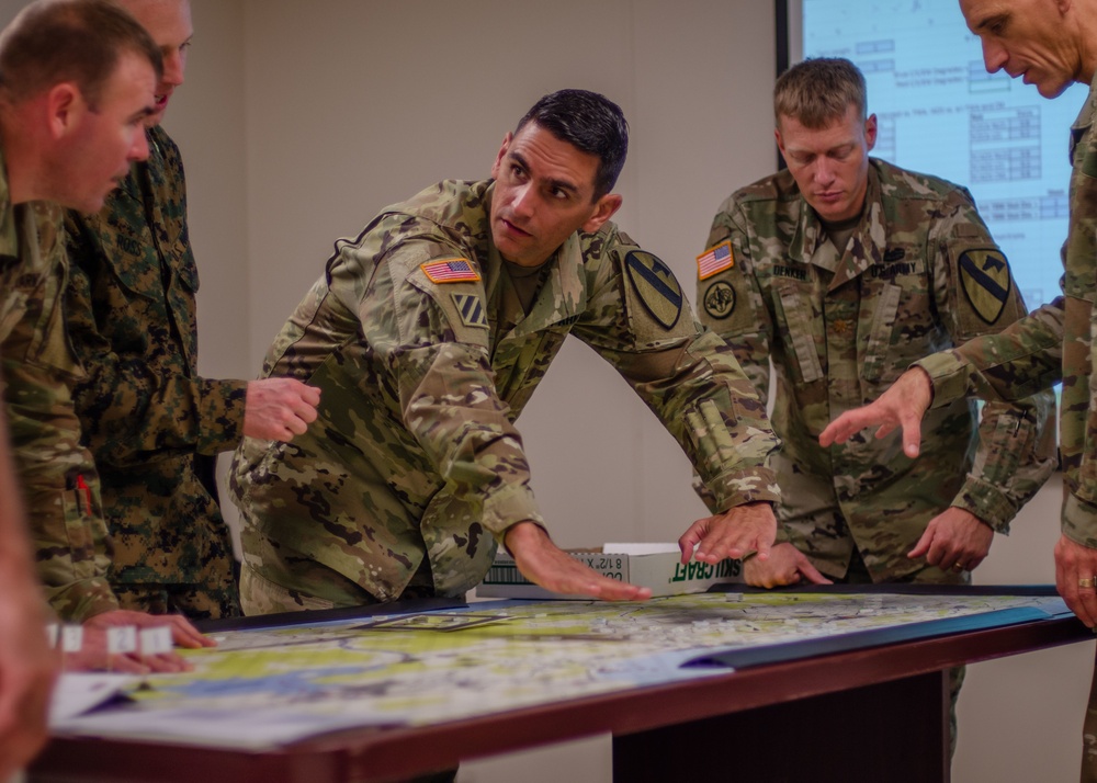 1st Cav planners play games, improve mission-planning skills