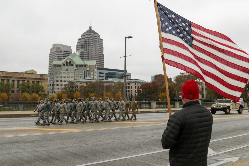 Ohio National Guard supports annual Columbus Veterans Day parade