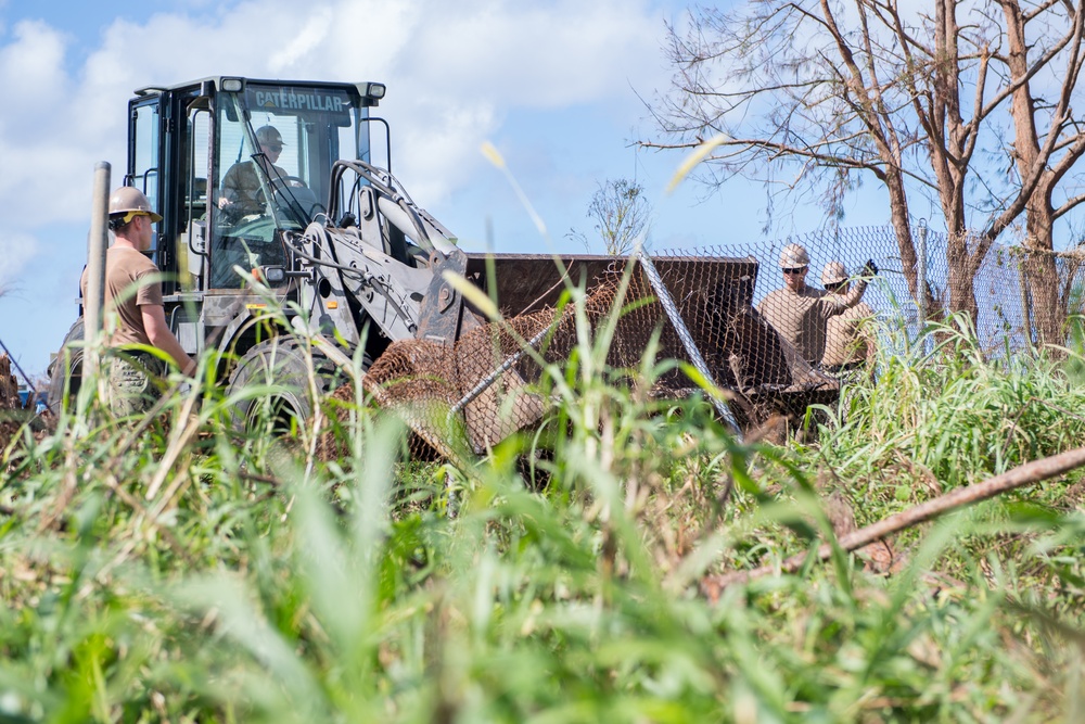 NMCB 1 Conducts Recovery Efforts in Tinian