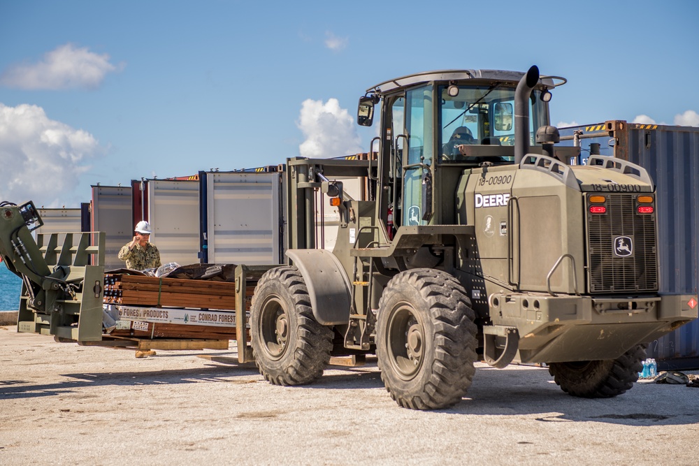 NMCB 1 Conducts Recovery Efforts in Tinian