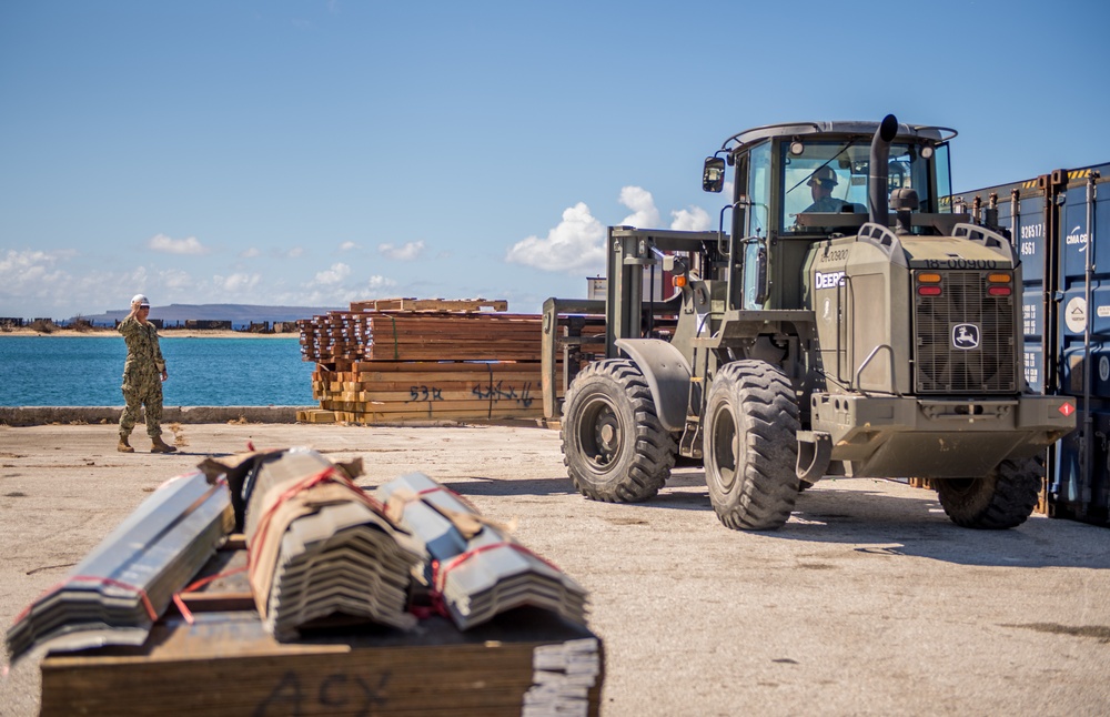 NMCB 1 Conducts Recovery Efforts in Tinian