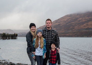 YN1 Casey Lawrence and her family are stationed in Kodiak, Alaska