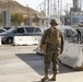 DOD prepares barriers for lane closures at the San Ysidro Port of Entry