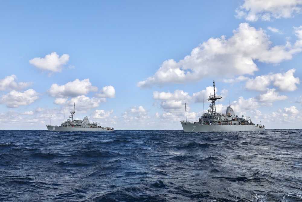 USS Patriot and USS Pioneer Photo Exercise