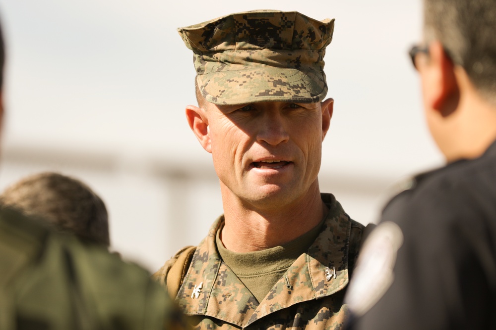 Col. Kyle Ellison Visits Calexico West Point of Entry