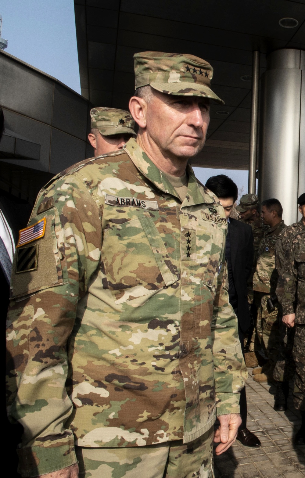 Gen. Abrams Visits JSA