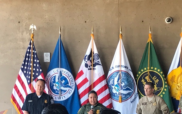 Joint CBP and DOD Briefing on Operation Secure Line - Calexico, California