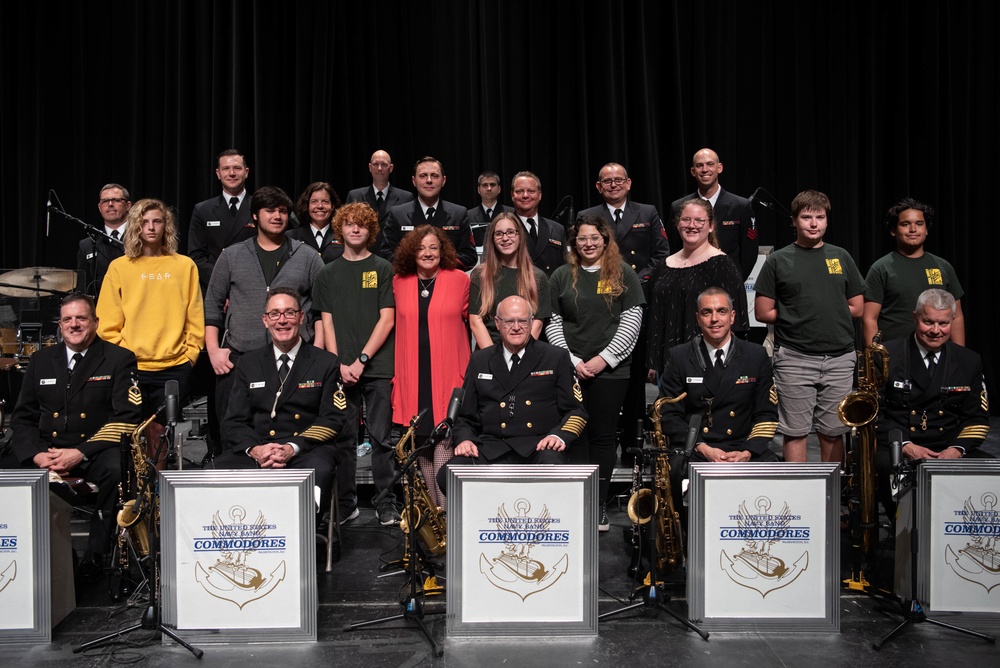 U.S. Navy Band Commodores perform in Tavernier