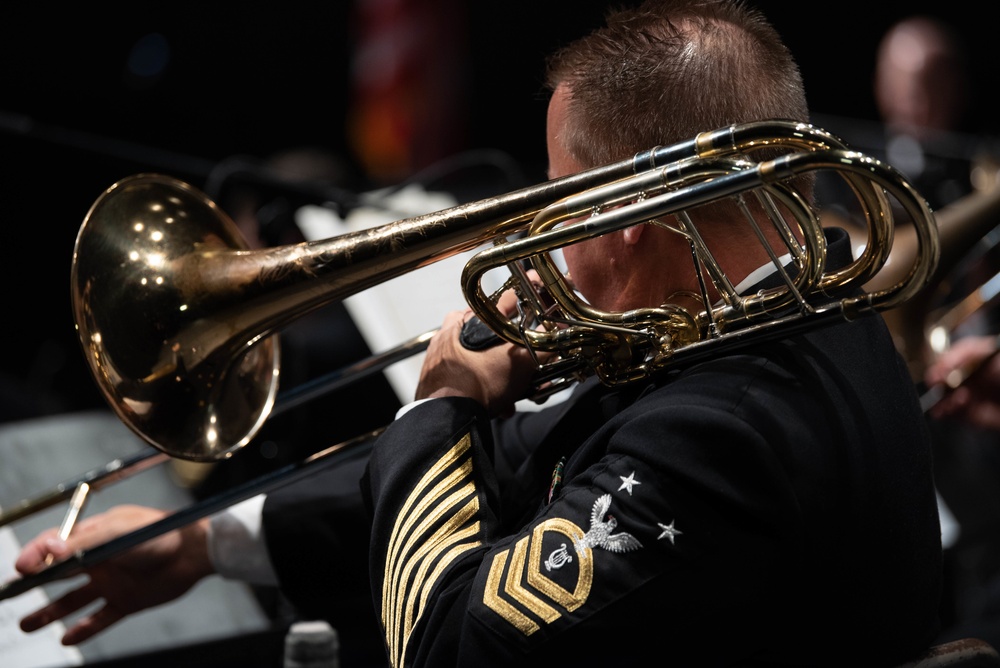 U.S. Navy Band Commodores perform in Tavernier
