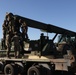 Soldiers from 264th CSSB and 1st Armored Cavalry Division load RTCH for movement to the Southwest border