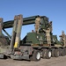 Soldiers from 264th CSSB and 1st Armored Cavalry Division load RTCH for movement to the Southwest border