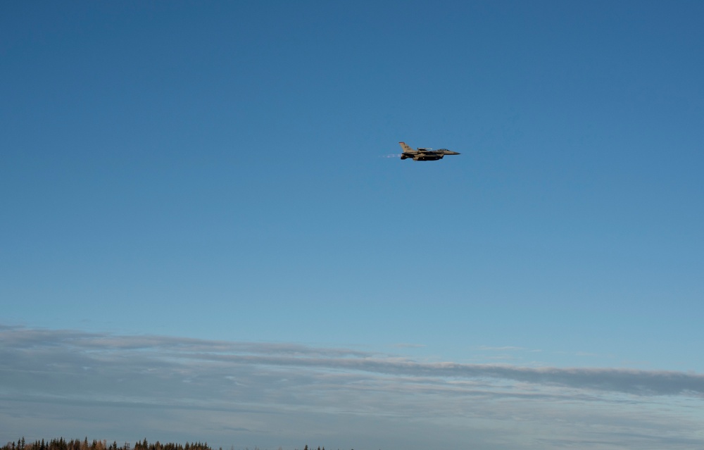 It's a bird! It's a plane! It's an F-16!