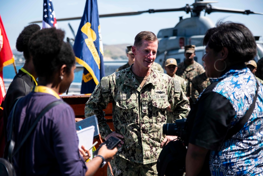 USS Green Bay Papua New Guinea Rear Adm. Cooper