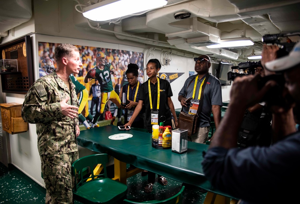 USS Green Bay Papua New Guinea Rear Adm. Cooper