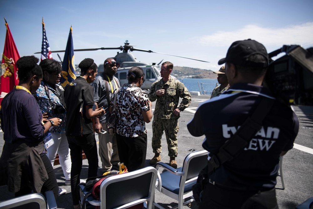 USS Green Bay Papua New Guinea Rear Adm. Cooper