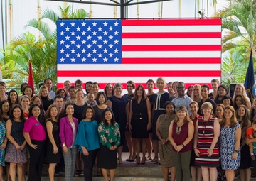 Second Lady of the United States Visits Singapore Military Community