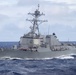 USS Chung-Hoon (DDG 93) cuts through the Pacific Ocean