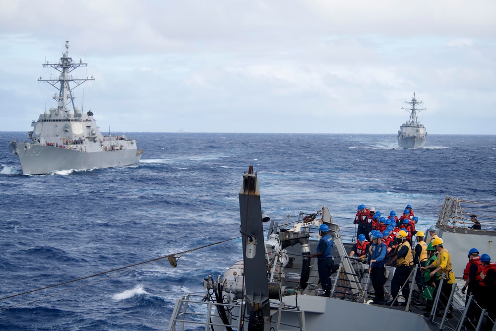 Spruance conducts routine operations in the U.S. 3rd Fleet area of operations.