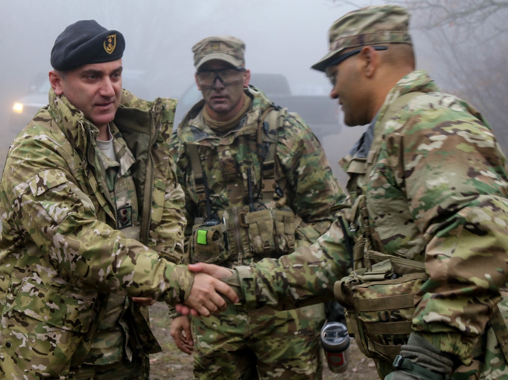 Georgian Chief of Defense meets with Soldiers