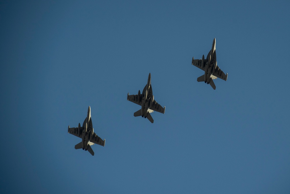 DVIDS - Images - Marine EA-18Gs Arrive at Al Udeid Air Base [Image 1 of 11]