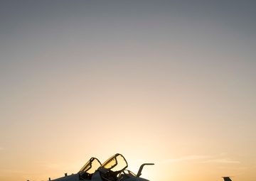 Marine EA-18Gs Arrive at Al Udeid Air Base
