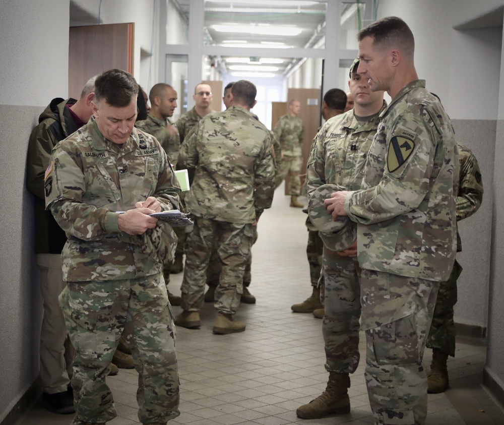 21st Theater Sustainment Command Deputy Commander visits the 91st BEB