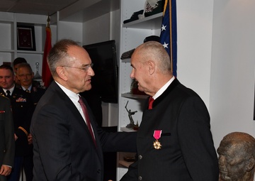 U.S. Secretary of Defense Awards the Legion of Merit to Marshall Center’s Austrian Chair