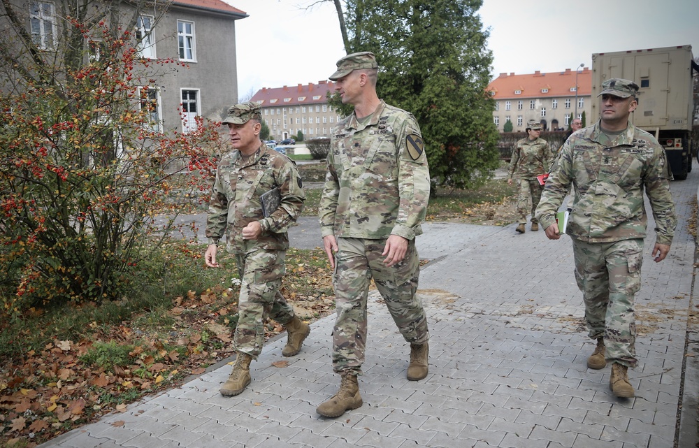 21st Theater Sustainment Command Deputy Commander visits the 91st BEB